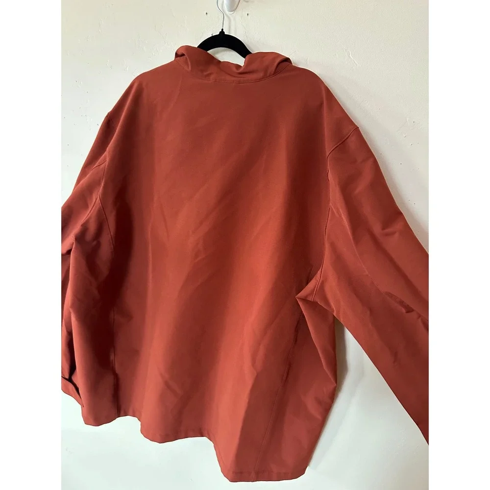 32 Degrees Heat Mens 3XL Softshell Jacket Burnt Orange Full Zip Warm Layer
